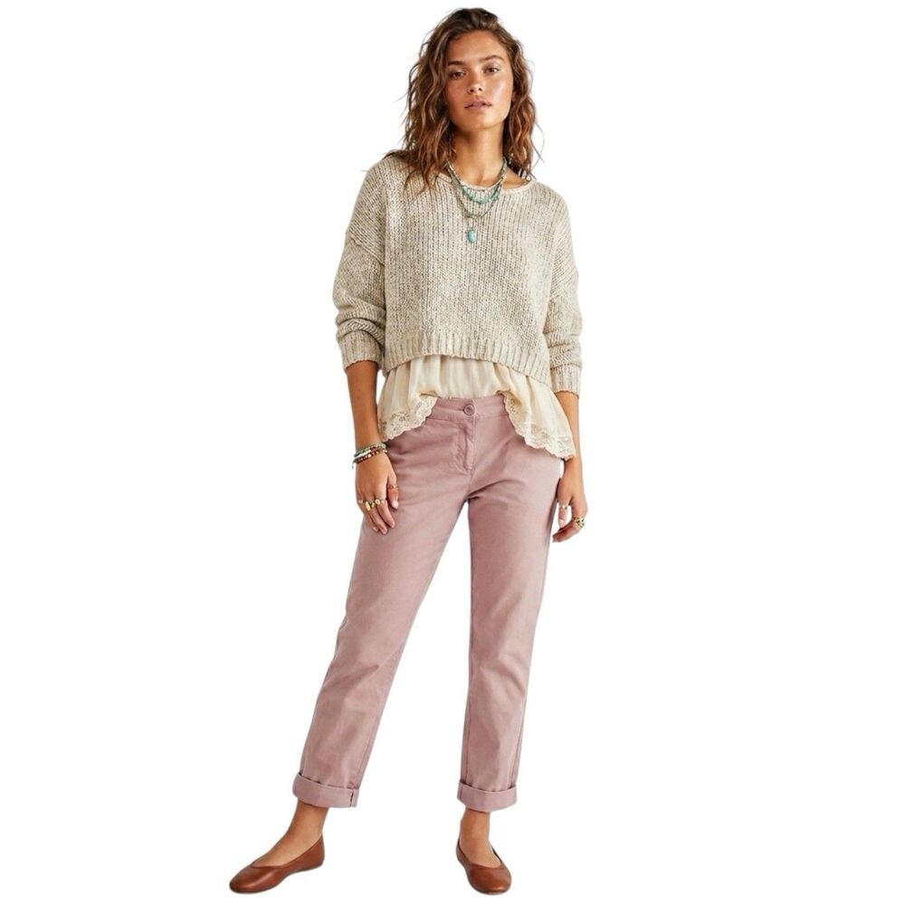 Fleur Bleue Womens Pants City Fit Slimmer Hip Thigh City Fit Bohemian Boho Sz 10